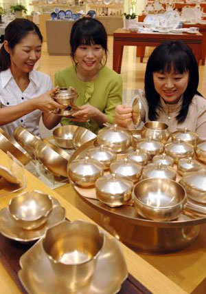 유기그릇 건강에도 좋아요