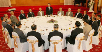 역대 국방부장관 간담회