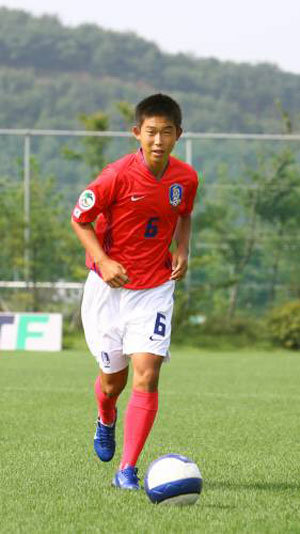 한국의 지단이 크고 있다