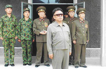 방중설 김정일 군부대 방문