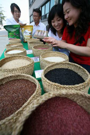 콩이 아닙니다 컬러쌀입니다