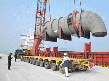 대산항 첫 배 입항