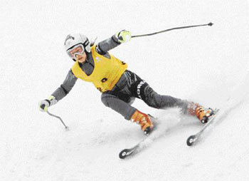 스키 오재은 은메달 스타트