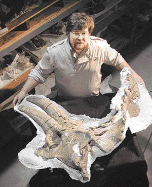 코뿔소 닮은 신종 공룡화석