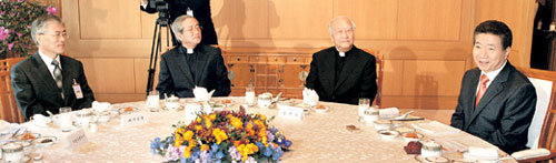 천주교 지도부 청와대 초청