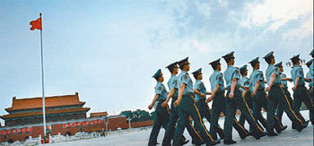 텐안먼 사태 18주년 경계 강화