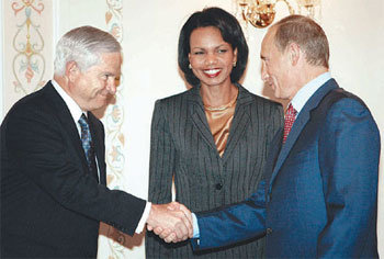 푸틴 미, 동유럽 MD계획 철회하시오