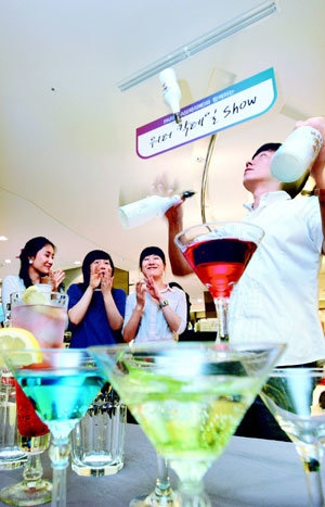 멋져요, 칵테일 저글링 쇼