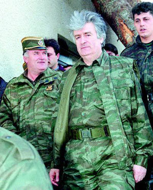 보스니아 전범 카라지치와 믈라디치