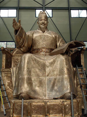 한글날 광화문 광장에 세워질 세종대왕 동상