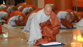 자승 총무원장 108배