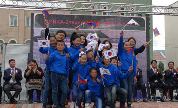 몽골 동심에 온정을 지피다