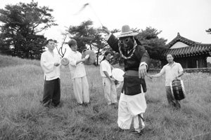 고성 오광대놀이 ‘농부 춤꾼’ 이윤석