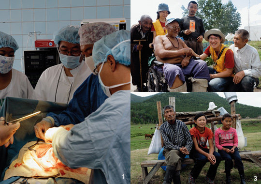 인하대 의료팀 몽골 의료봉사