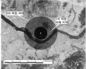 美 국방부 컴퓨터 모델로 분석한 서울 핵 피격 시뮬레이션