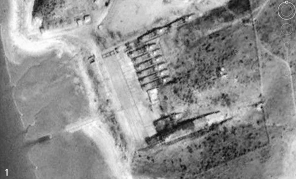 서해 NLL 인근 북한군 기지 위성사진