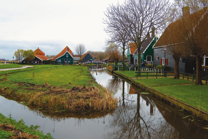 풍차 마을 네덜란드 잔세스칸스
