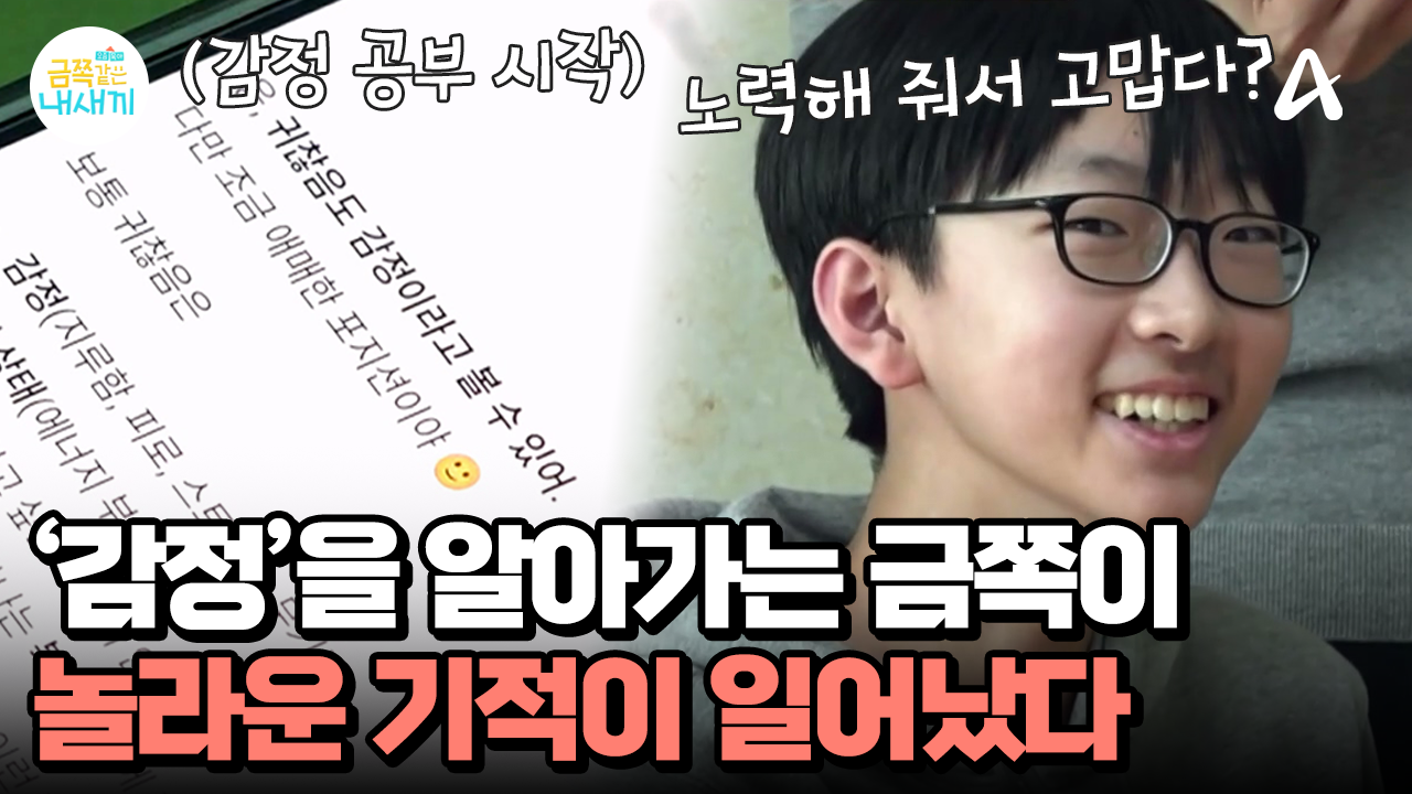 스스로 감정 학습하는 금쪽이! 고마움을 표현하는 멋진 아들이 되었다