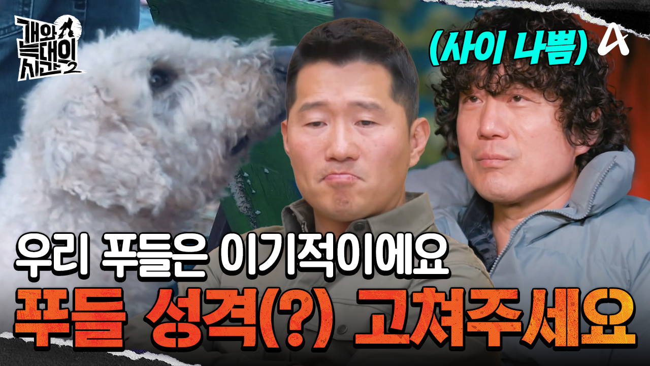＂우리 푸들은 이기적이라예!＂ 아빠와 유독 사이가 나쁜 스탠다드 푸들?