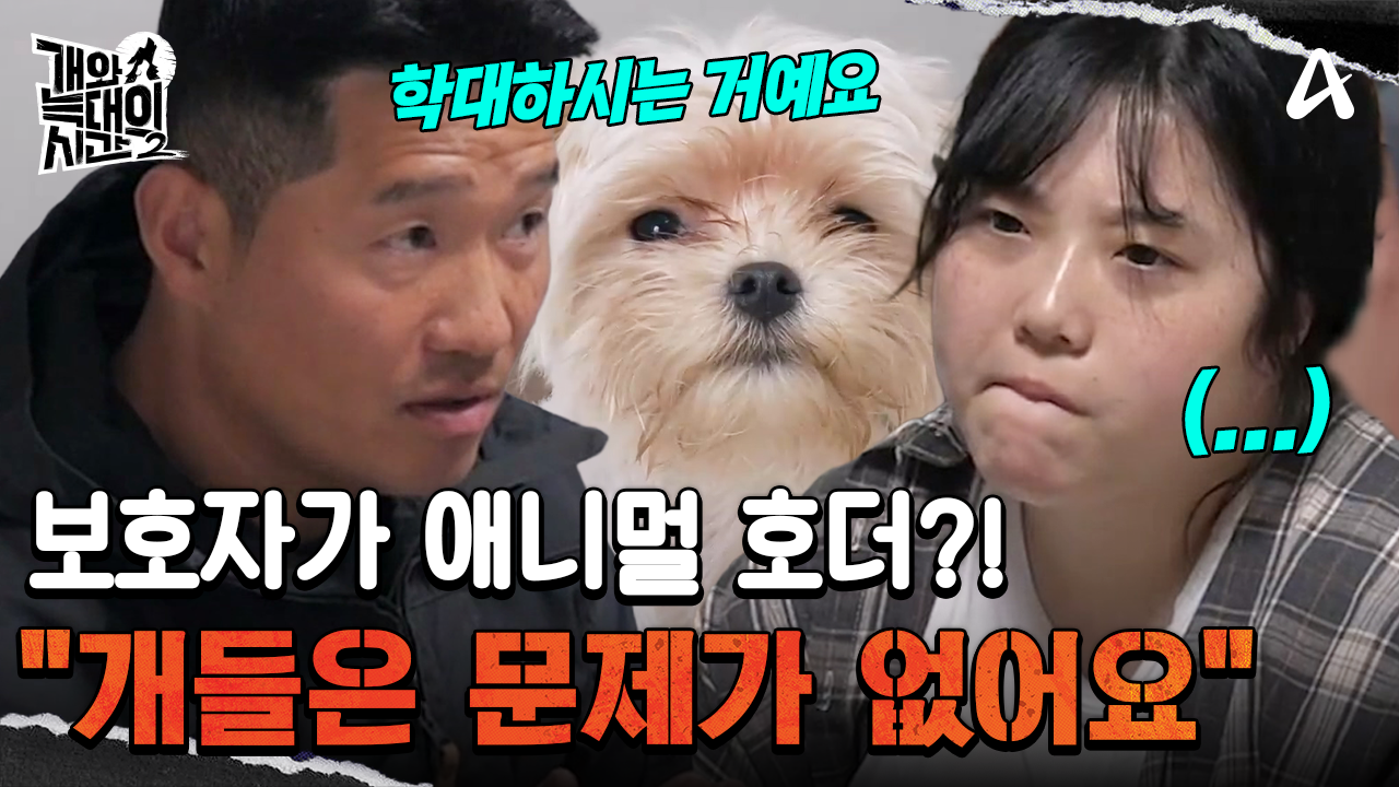 "개들은 문제가 없어요;;" \