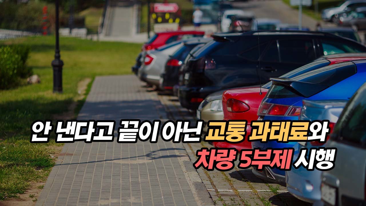 안 낸다고 끝이 아닌 교통 과태료와 차량 5부제 시행