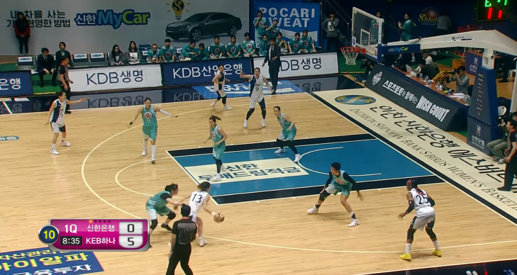 2018 WKBL 여자프로농구 신한은행 VS KEB하나