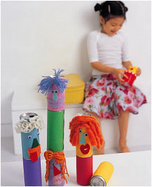 깡통으로 만든 재활용품 장난감  DIY
