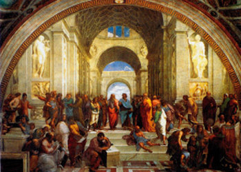 위대한 철학자 기린 라파엘로의 ‘아테네 학당’