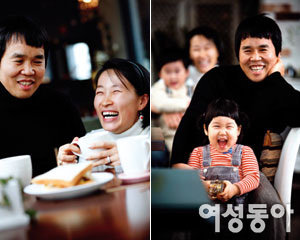 영화 ‘식객’에 세 식구가 함께 출연해 눈길 끈 정은표·김하얀 부부
