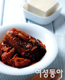 푹 익은 김장김치 활용 요리