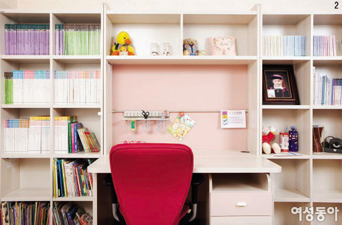 친구들이 부러워하는 핑크빛 아이 방