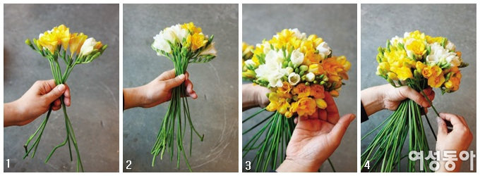 세상에서 가장 쉬운 꽃다발 만들기