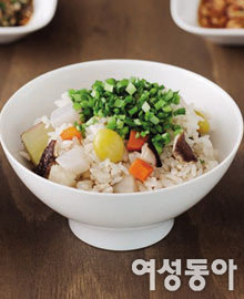 햅쌀로 지은 영양밥