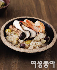햅쌀로 지은 영양밥