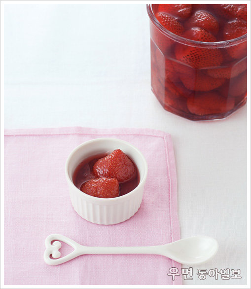 탱글탱글한 딸기가 그대로! ‘딸기 콩포트&시럽’