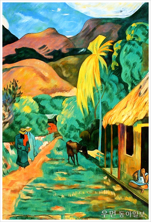 이지현의 아주 쉬운 예술 이야기…여기가 낙원일까? 고갱 ‘타이티의 길’