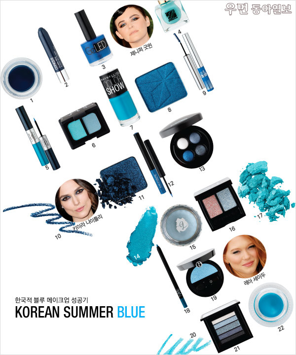한국적 블루 메이크업 성공기! Korean Summer Blue