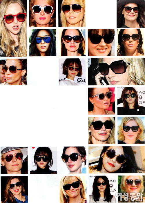 그녀들의 ‘성깔’있는 선글라스