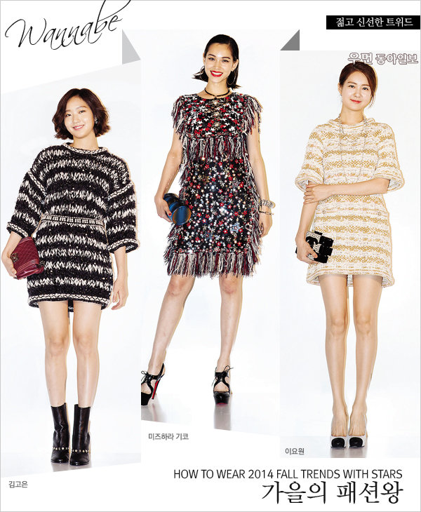 HOW TO WEAR 2014 FALL TRENDS WITH STARS! 가을의 패션왕