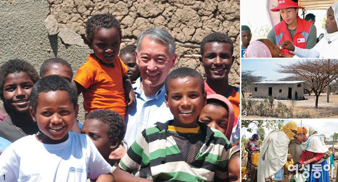 에티오피아 어린이들의 웃음＆콜레라 백신
