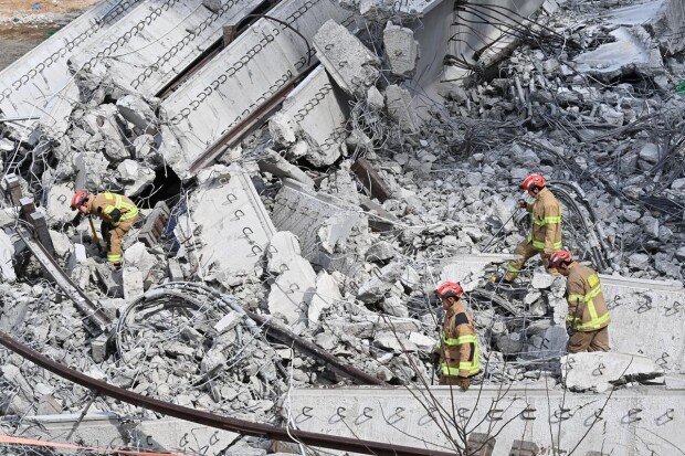 Road construction using \