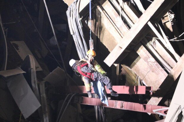 Survivor rescued 13 hours after Gwangmyeong collapse