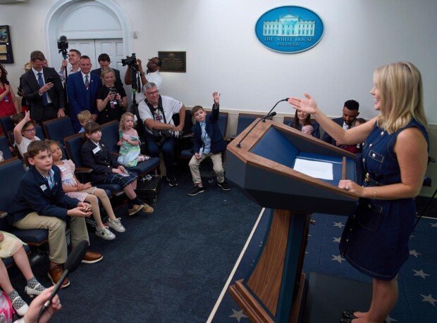 Children’s briefing at White House blends humor, curiosity