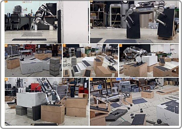 Quadruped robot runs 14 kph on rough terrain