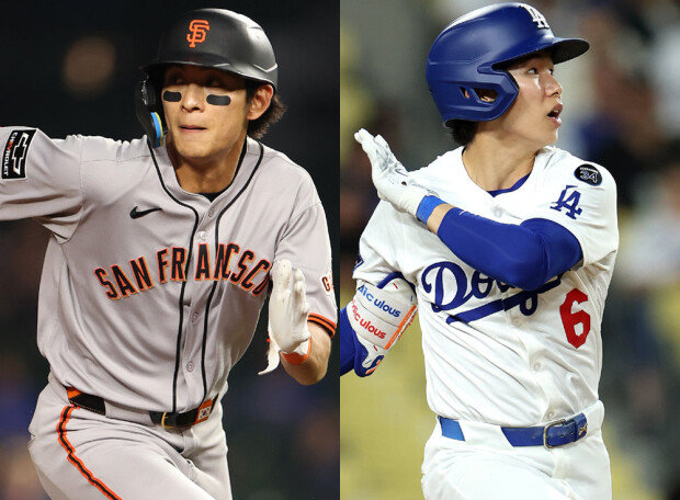 Kim outshines Lee as Dodgers top Giants