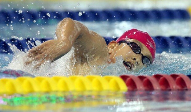 Cho Hyun-joo sets national freestyle swmming record