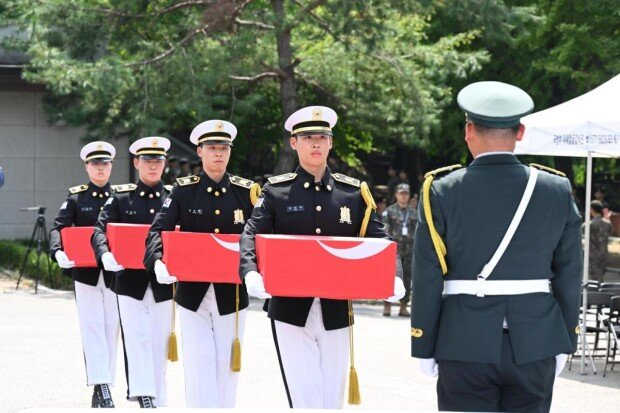 Turkish Korean War soldiers’ remains returned to South Korea