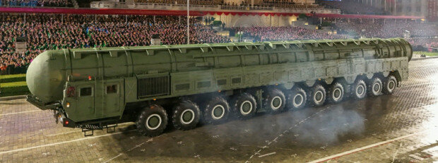 Hwasong-20 ICBM revealed at North Korea parade