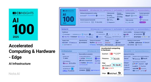 Nota AI named to the 2025 CB Insights AI 100 / source=Nota AT