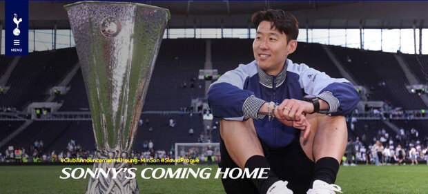 Tottenham prepares emotional homecoming for Son Heung-min